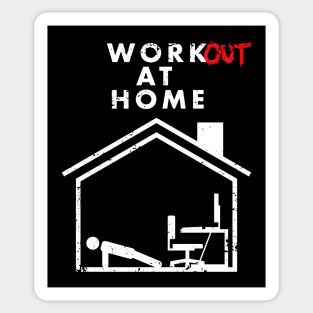 Workout at Home Sticker